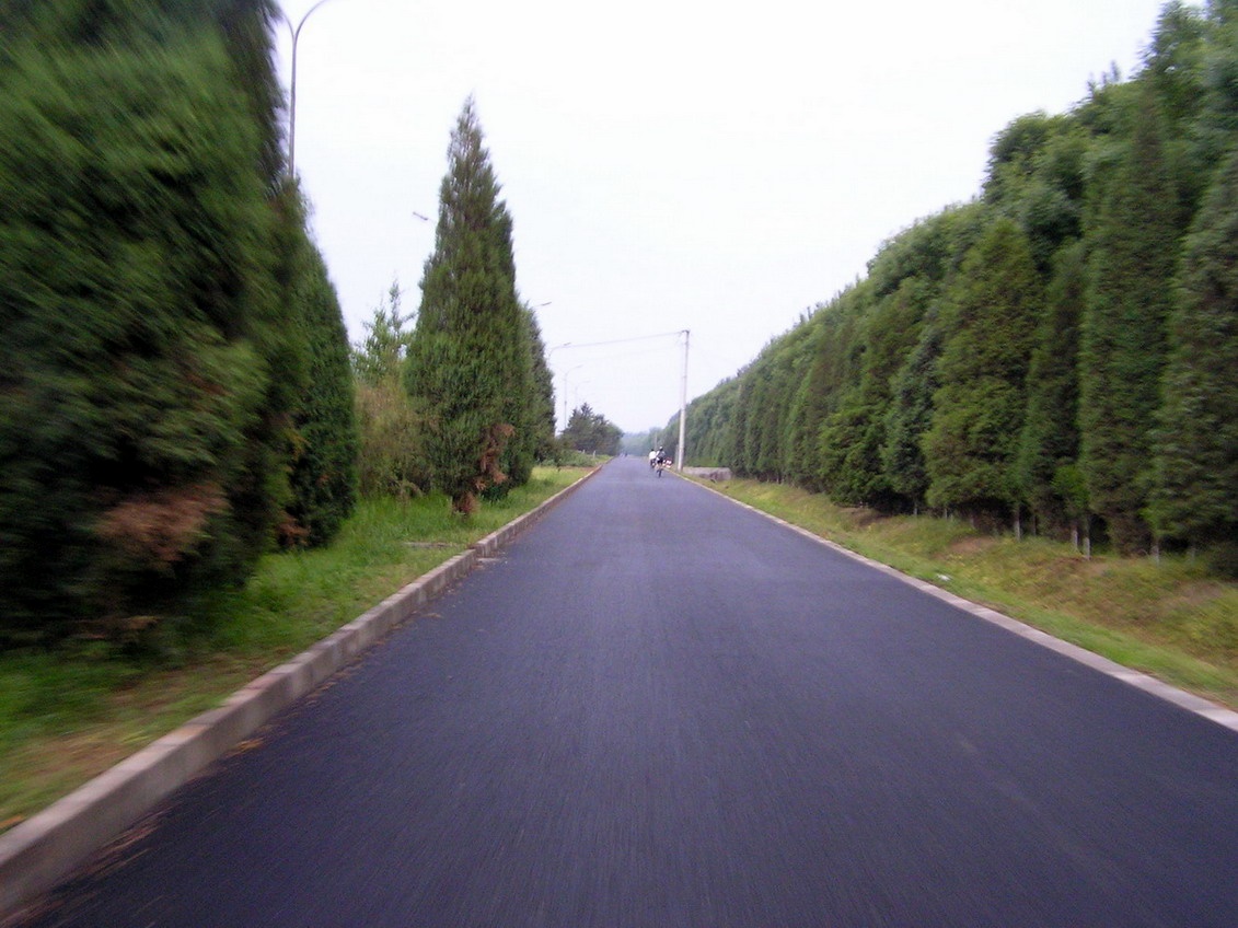 一级棒的路面，晚上全程路灯