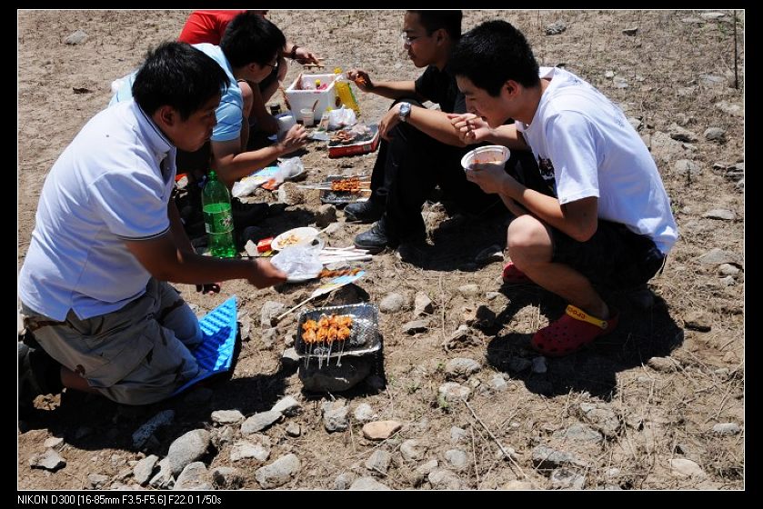 在后厨蹲点的同学们