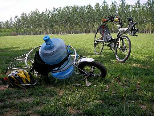 雪地做的躺车+拖车