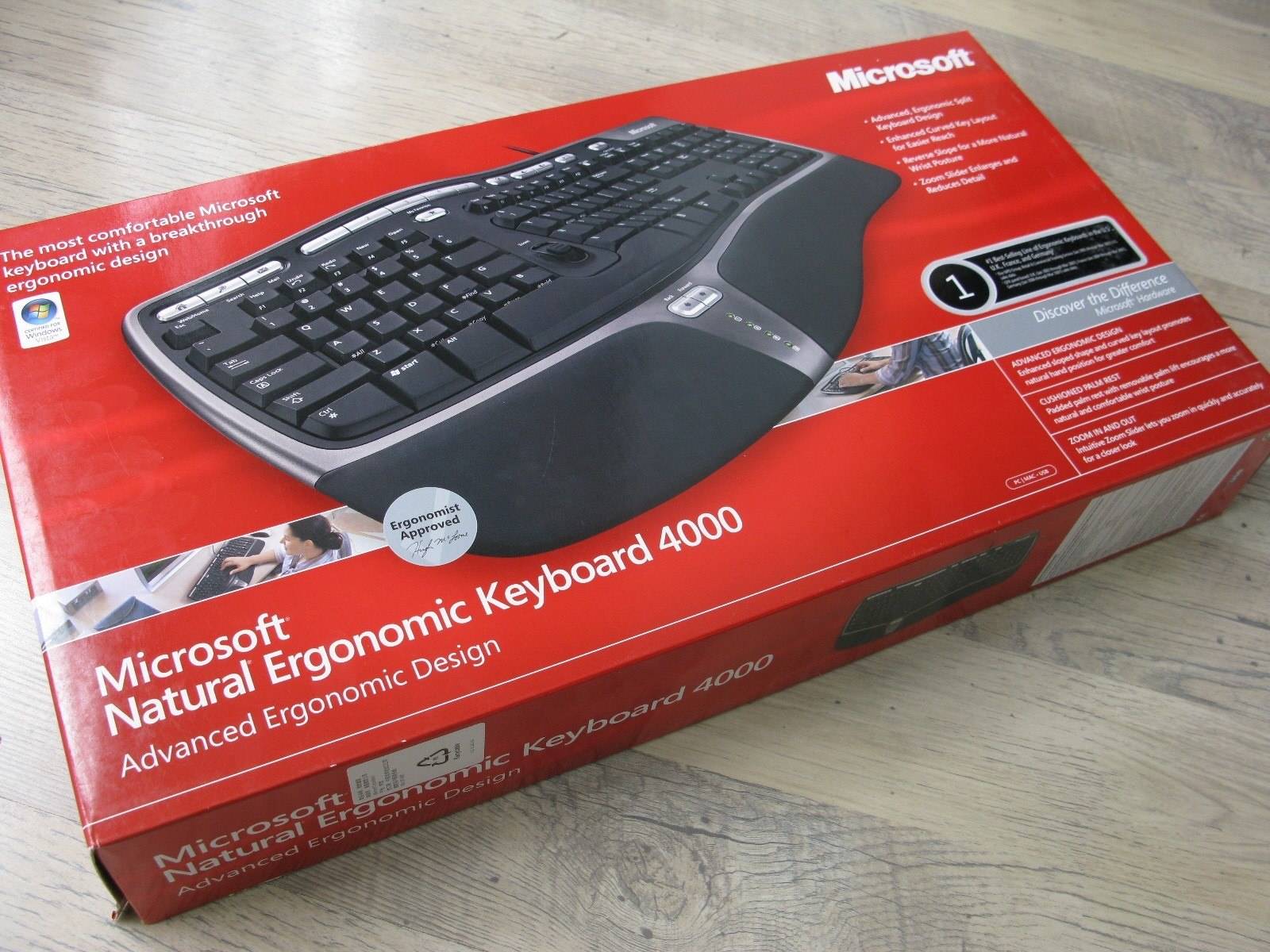 《 微软人体工学 4000 键盘 》