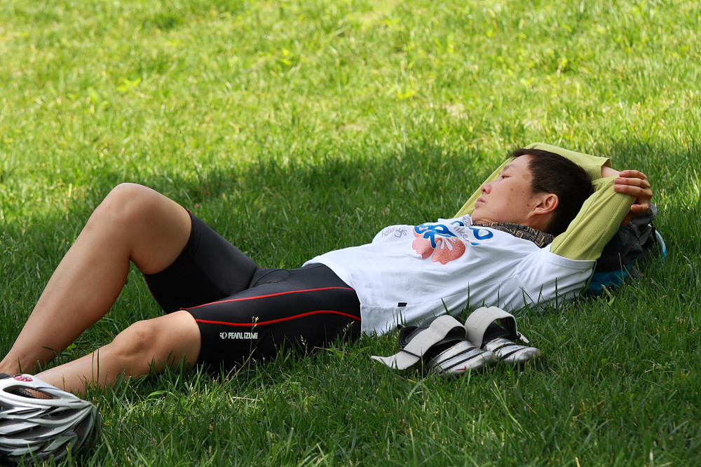 你真舒服！会享受！！羡慕