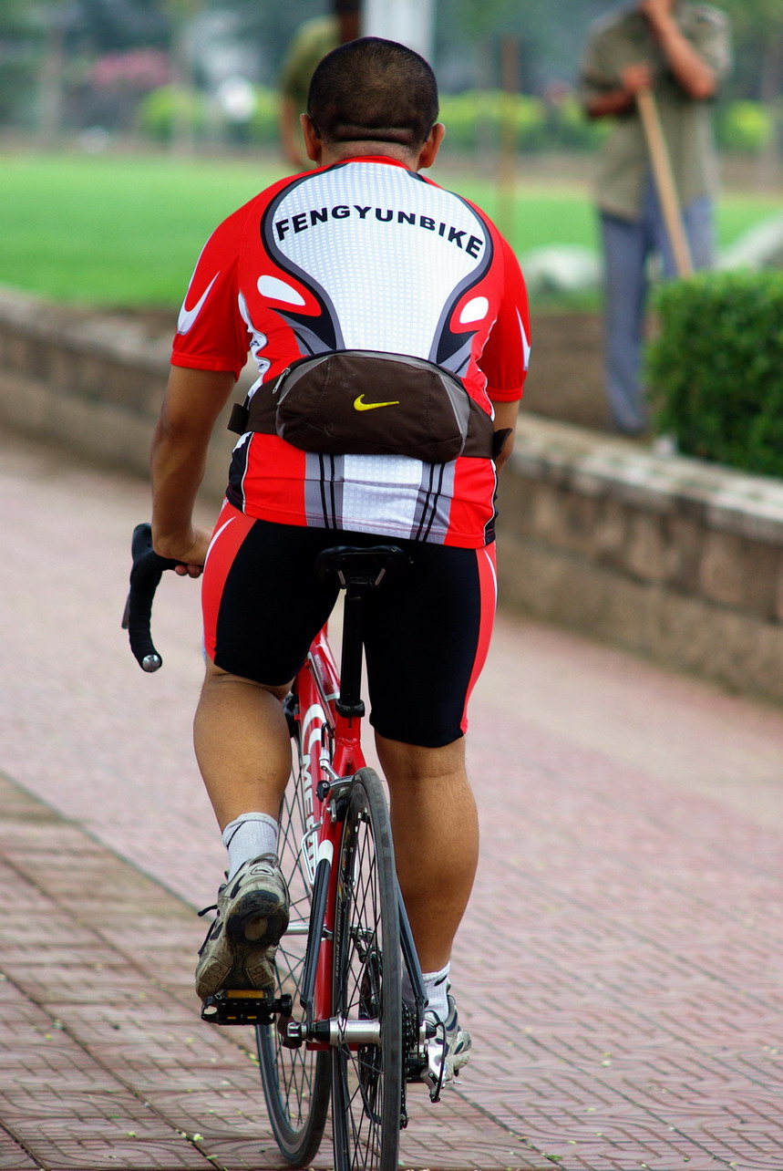 全身骑车的状态