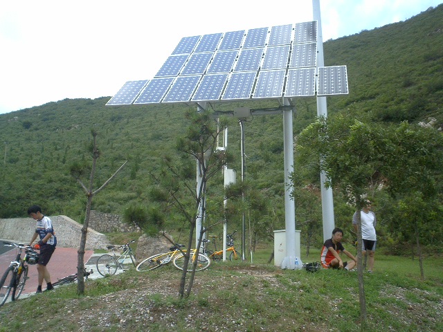 高崖口标志--太阳能板