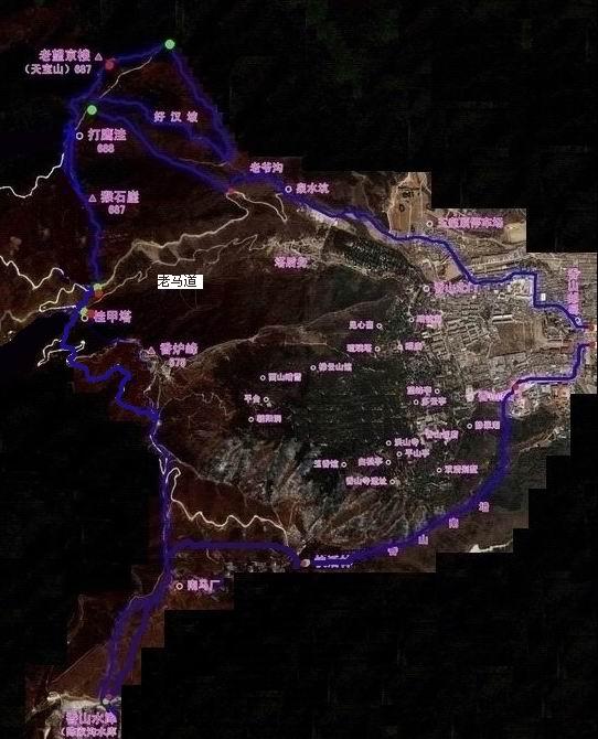卫星图上的老马道.jpg