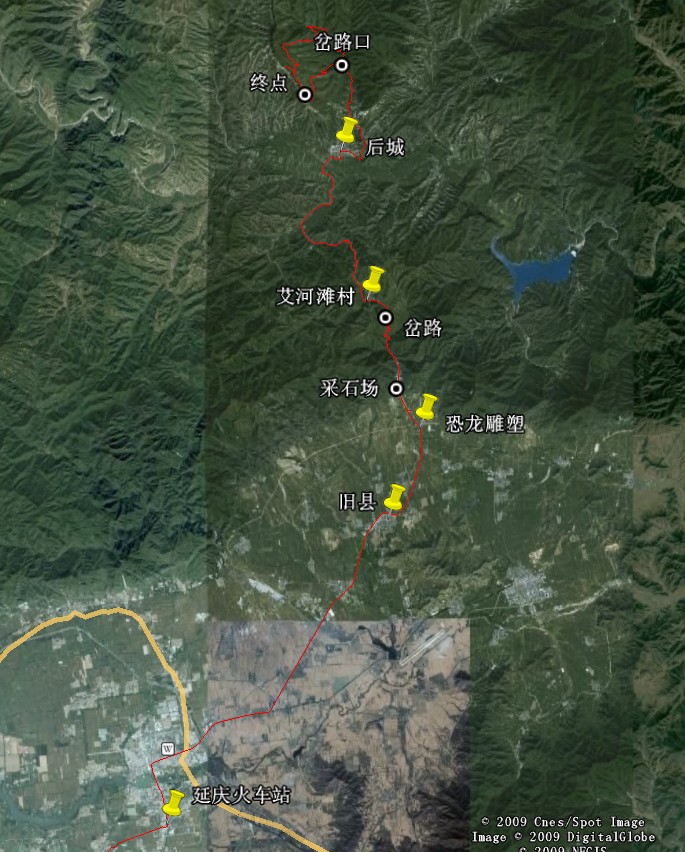 延庆出发后地图