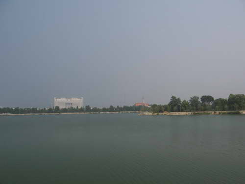 潮河与白河汇合处