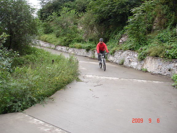 影壁到快活林之间的放坡，爽快！！