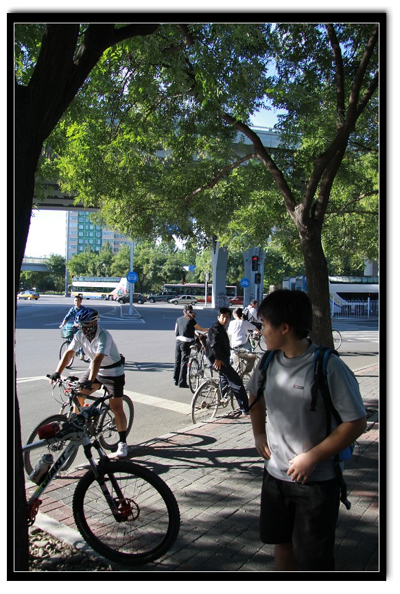 帮主现身，护送一干人等到苹果园。