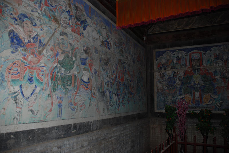 玉皇阁内的壁画