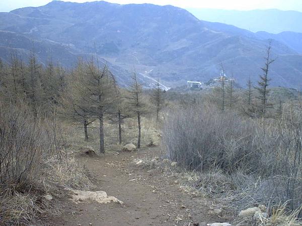 妙峰主峰俯瞰阳台山