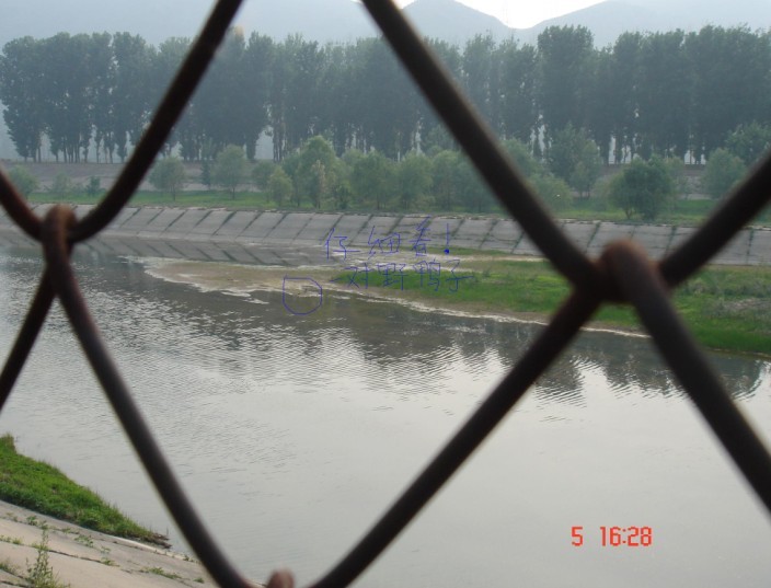 这地方以前很美，现在水少的可怜，总算不错，看见一对戏水的野鸭夫妇，还有一只长腿大水鸟，卡片机实在是照 ...