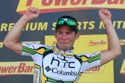 卡文迪什登上领奖台