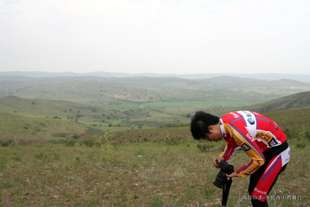 不放过好风景，开始支脚架。。。