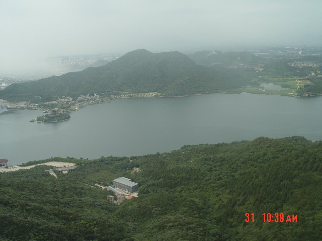 俯瞰十三陵水库