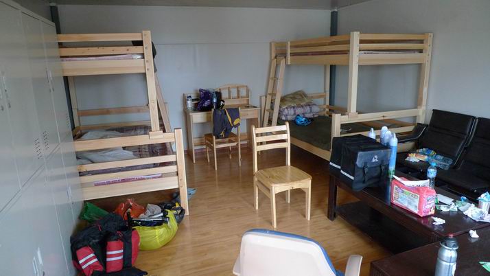 只提供热水的休息点