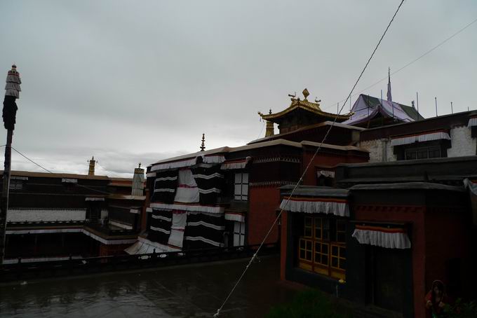 扎什伦布寺。。班禅大师办公地地方