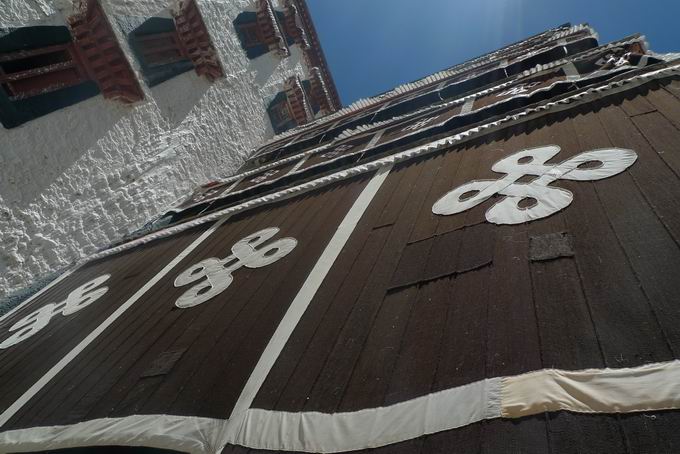 牦牛毛编制的帘子