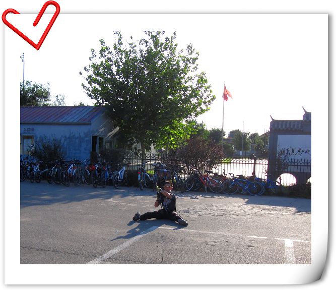 野狼在指挥大家合影。