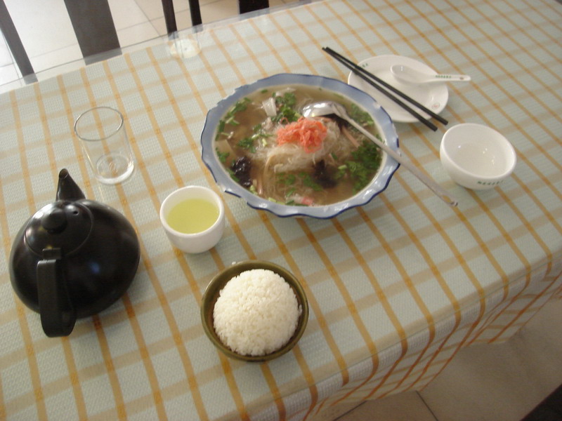 水席菜、米饭、茶