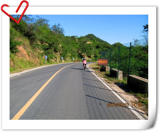 回家的路上，一路放坡。