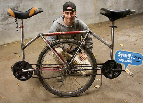 两个人骑的独轮车