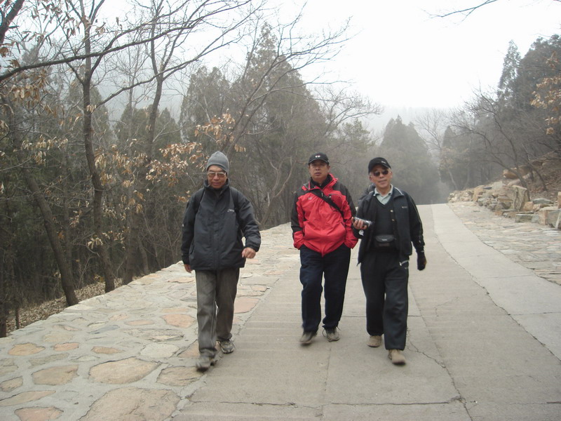 园内闲庭信步。