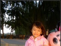 国庆菜机挑战黄昏夜景小品（摄于玉渊潭）