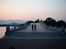 今天傍晚颐和园