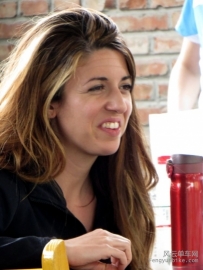 第6届怀柔渤海镇公益骑行活动时的美女