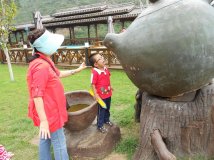 美丽的龙庆峡续