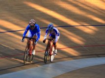 自行车场地赛拍摄作品