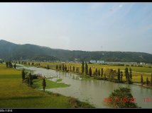 坐动车，看风景不亦乐乎