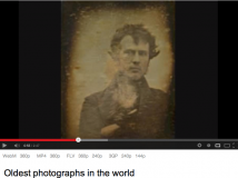 人类摄影史上的几个珍贵第一