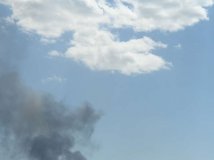 白各庄废品站着火了