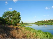 温榆河畔的黄昏