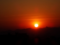 马年最后的落日