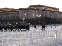 经过天安门照的