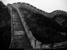 金山岭 烟雨长城。2012.11.10