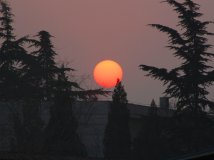 一张日落请大家欣赏