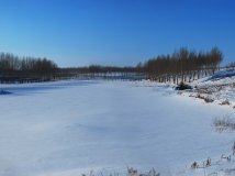 在白雪下沉睡的松嫩平原，图片分辨率500x3000