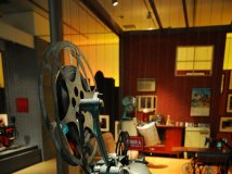 博物馆里的放映机