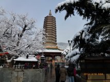 2012年去八大处公园抢拍的雪景