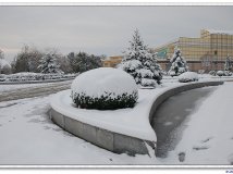 拍几张窗前的落雪