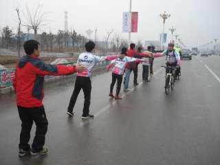 风云单车昌黎六车友骑行昌黎—拉萨活动启动